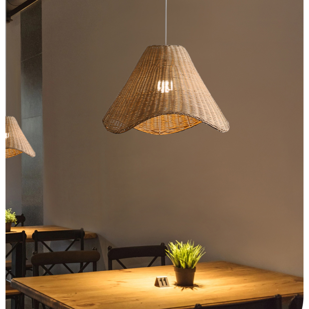 Sutton Knotted Rattan Pendant Light