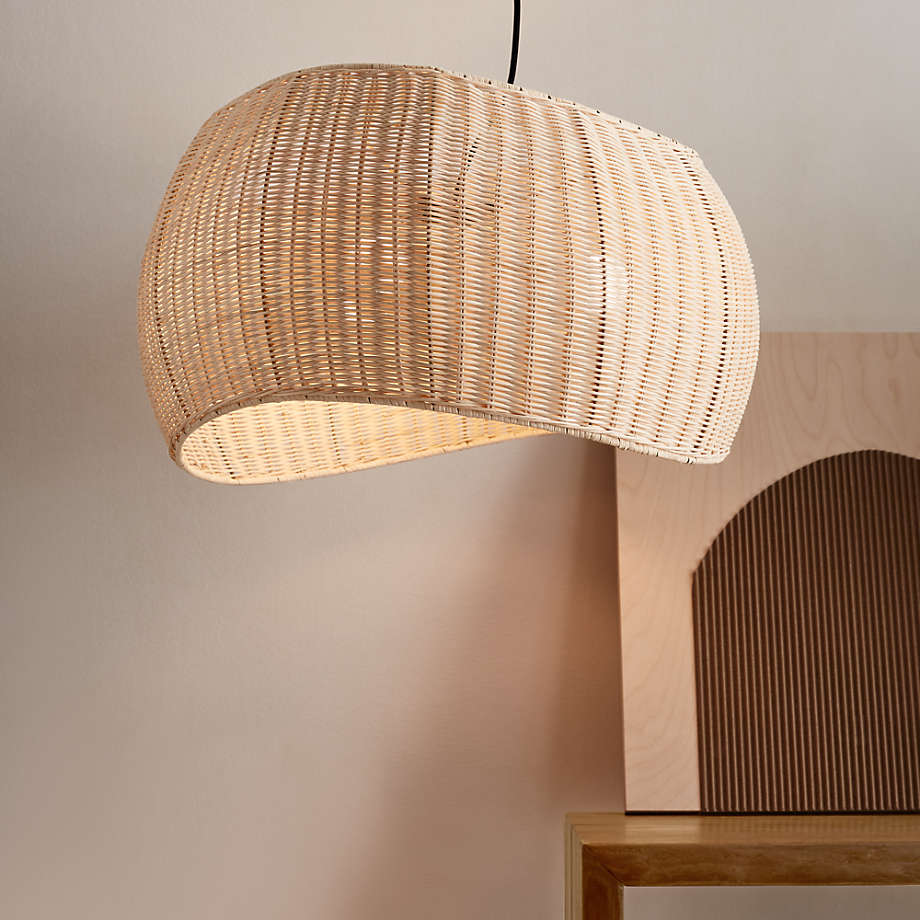 Althea Wicker Rattan Pendant Light