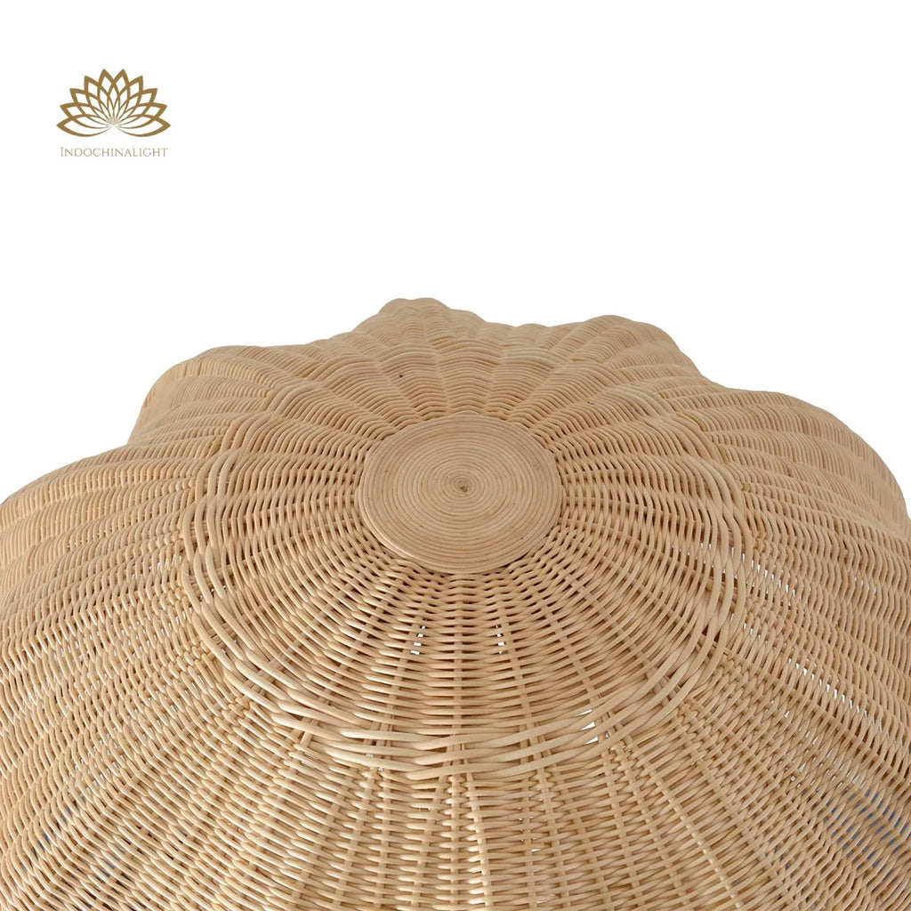 Soane Wicker Rattan Daisy Hanging Light