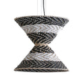 Hourstria Rattan Black Wicker Pendant Light