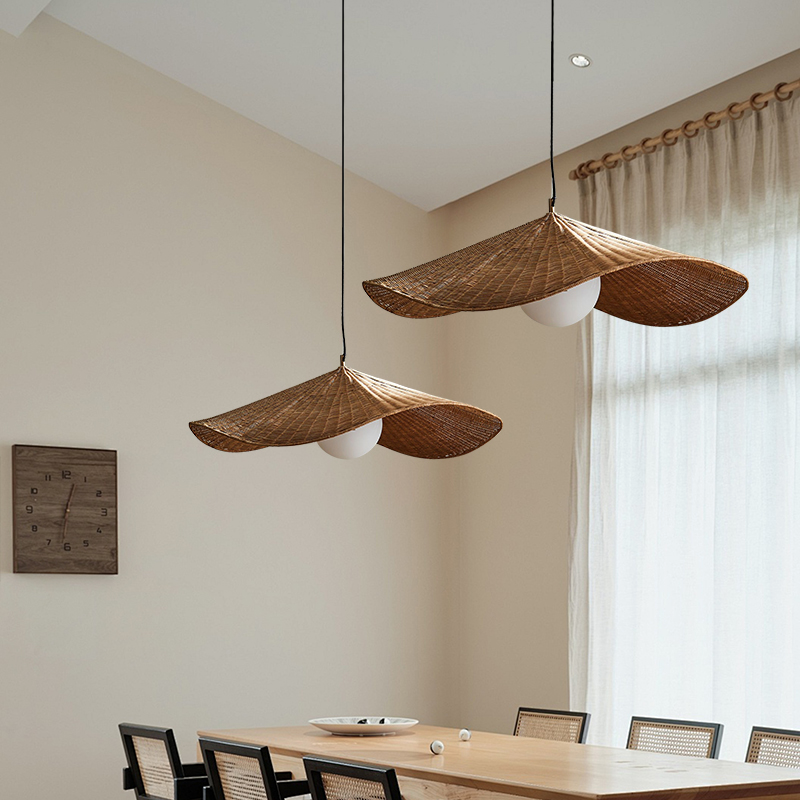 Matara Woven Wicker Rattan Pendant Light