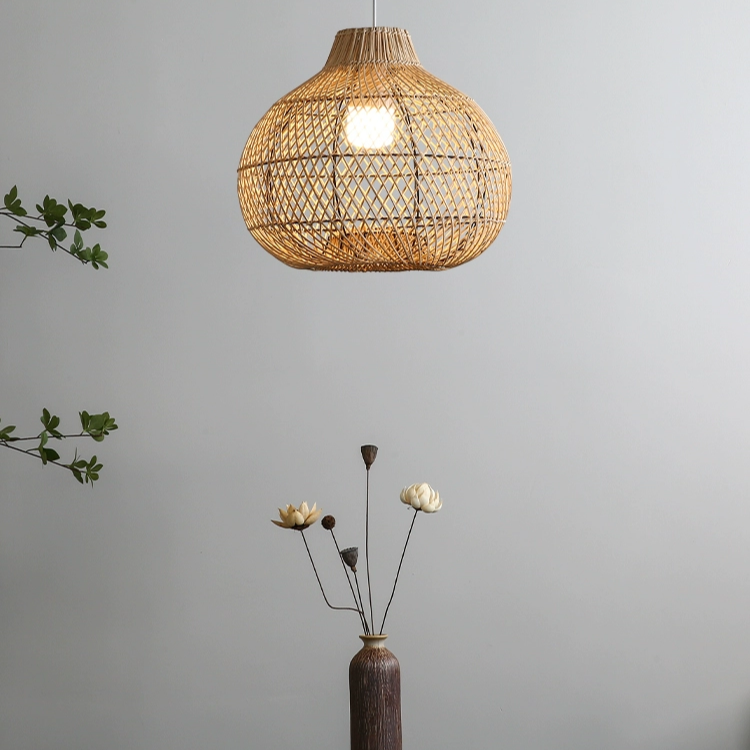 Batcheller Ball Rattan Pendant Light Basket Weave
