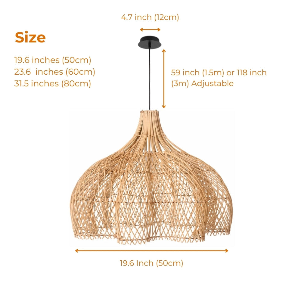 Matador Wabi Sabi Extra Large Rattan Pendant Light