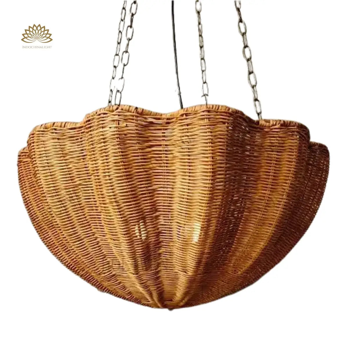 Soane Wicker Rattan Daisy Hanging Light