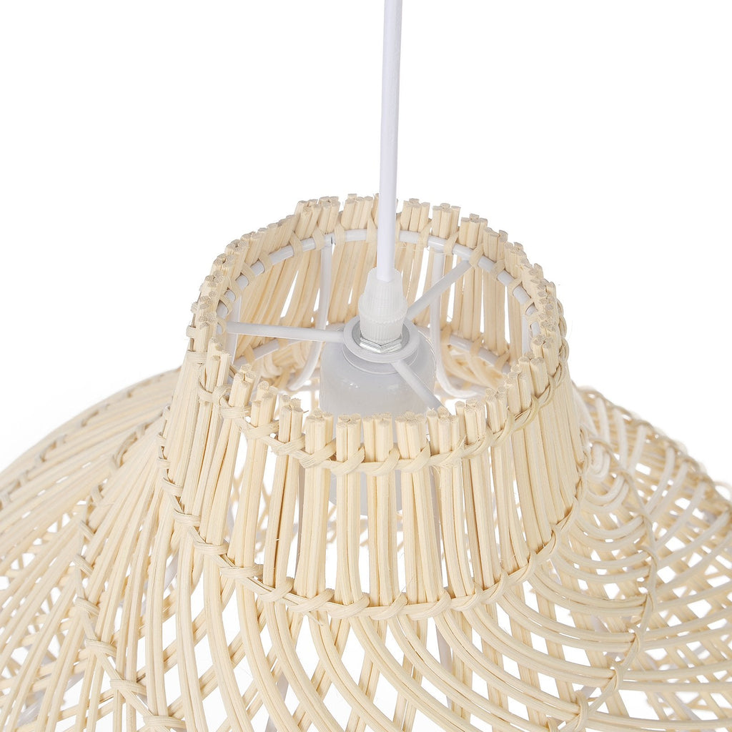 Dakota Natural Rattan Dome Pendant Light