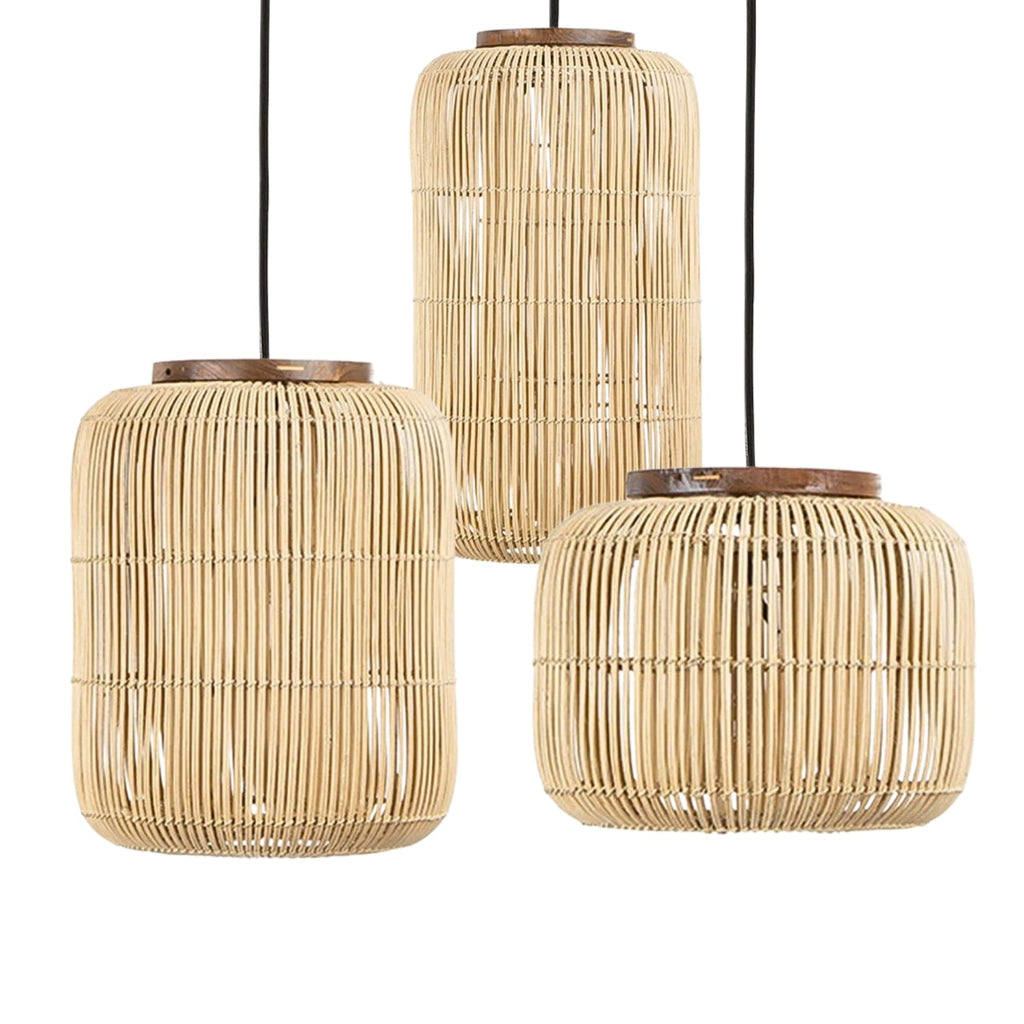 dBodhi Large Black Rattan Hanging Light