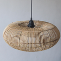 Donut Rattan Round Pendant Light
