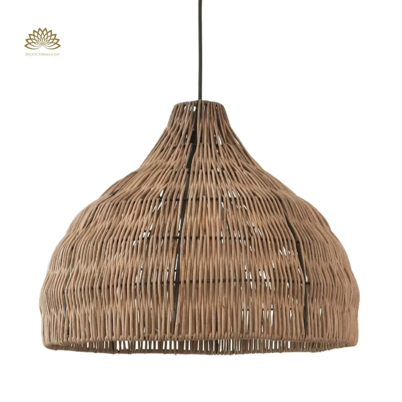 Garlic Coastal Rattan Kitchen Pendant Light