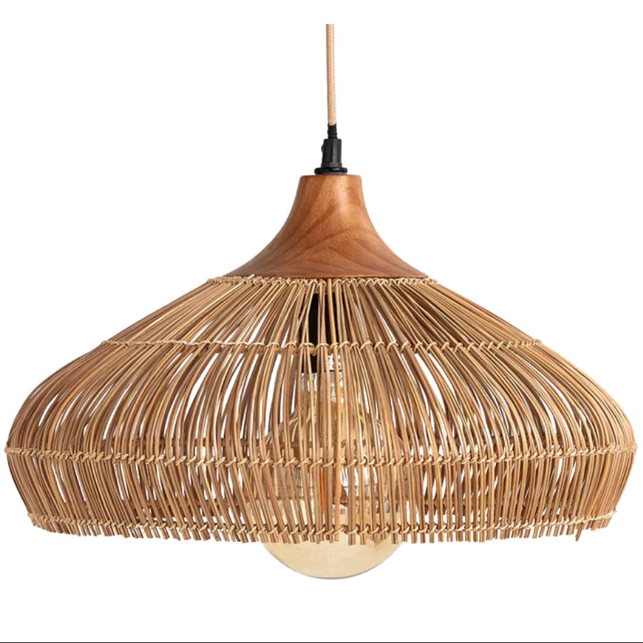 Havenly Rattan Woven Dome Pendant Light