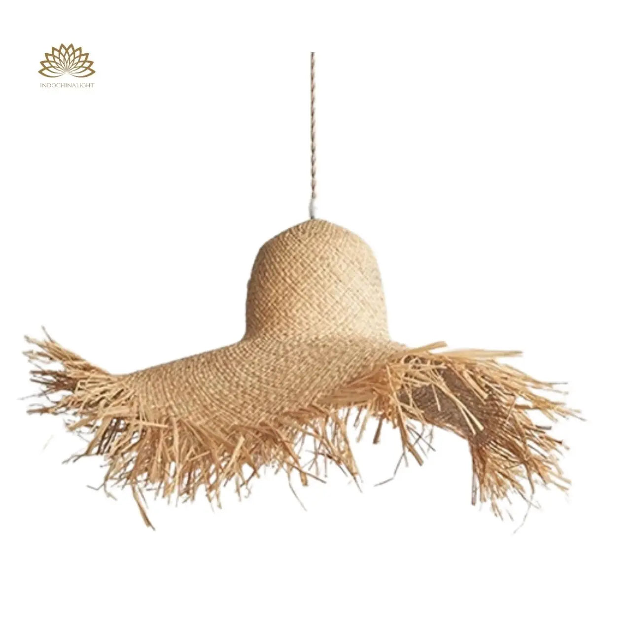 Hawaiian Rattan Pendant Light