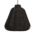 Kmart Black Wicker Rattan Pendant Light
