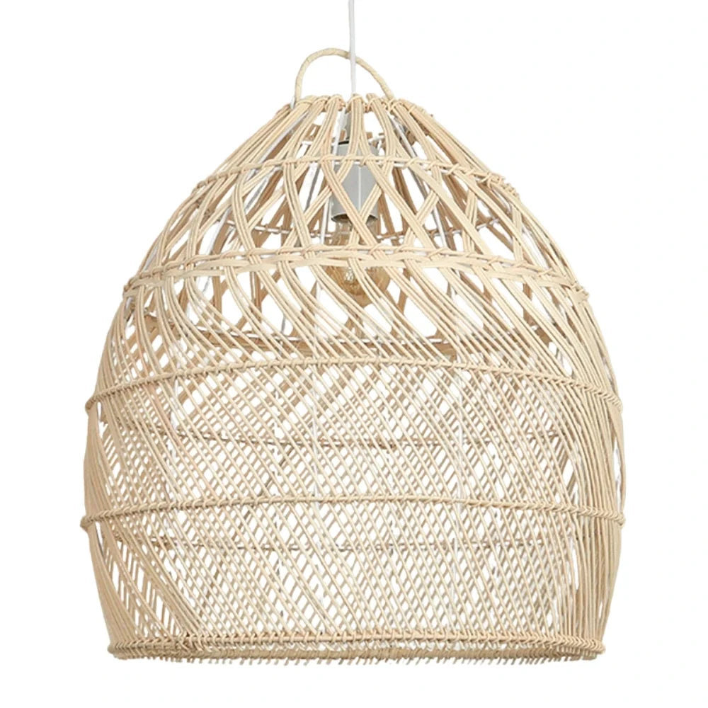 Perio Rattan Basket Pendant Light