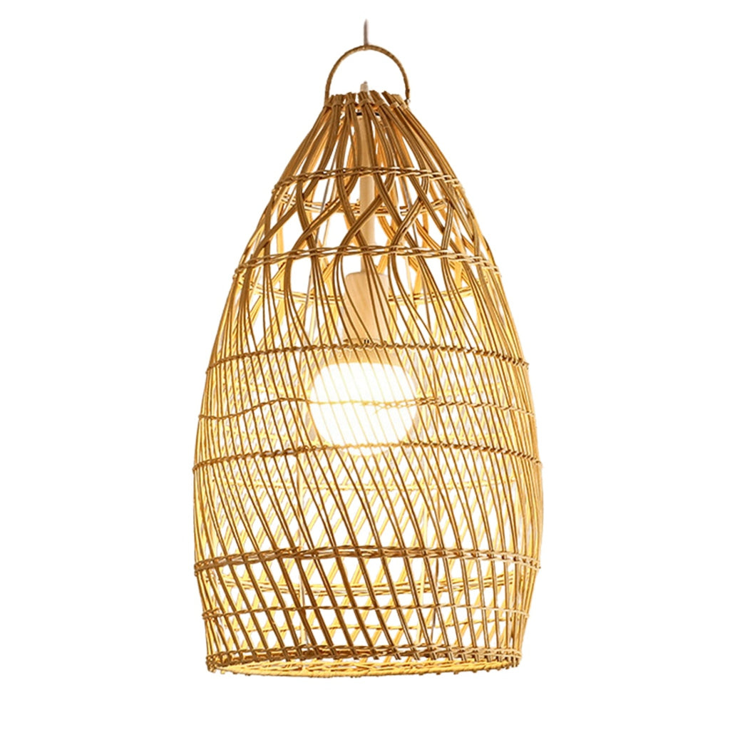Perio Rattan Basket Pendant Light