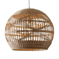 Rita Globe Wicker Bamboo Rattan Pendant Light