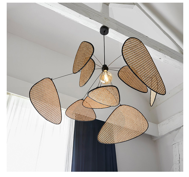Screen Cannage Giant Rattan Pendant Light