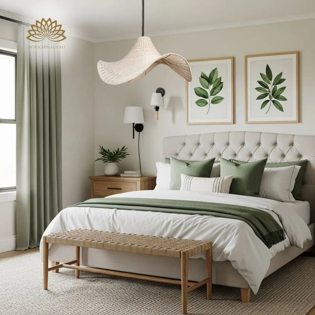 3-Light Selma Rattan Pendant Light