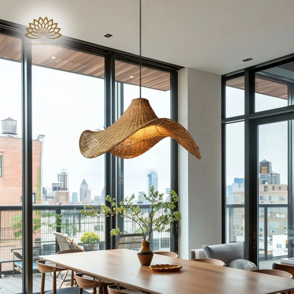 3-Light Selma Rattan Pendant Light