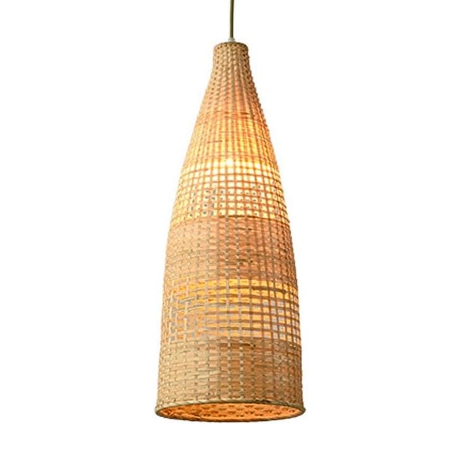 Kirsal Rattan Basket Pendant Light Shade - Cluster Hanging