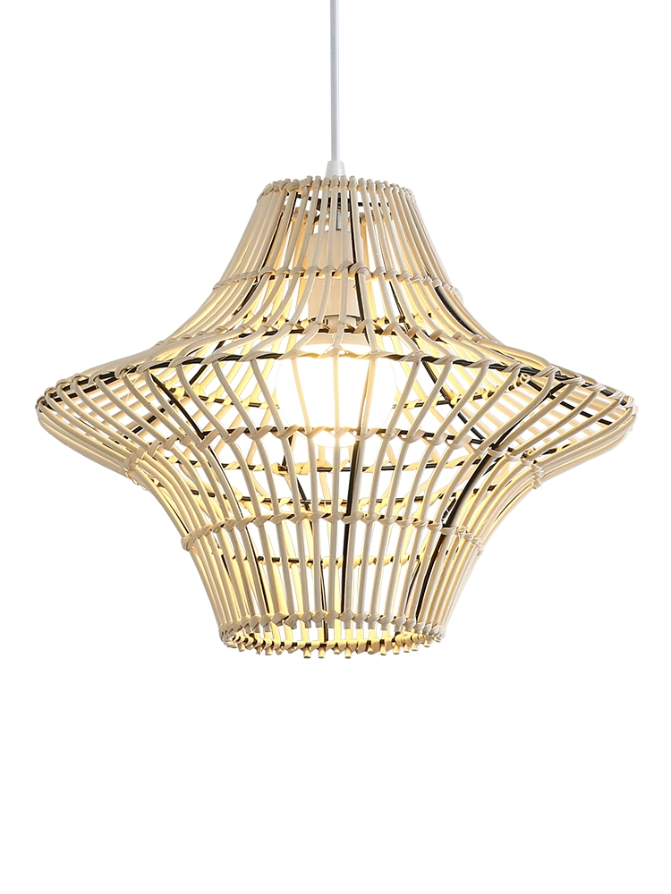 Starweave White Woven Rattan Hanging Light