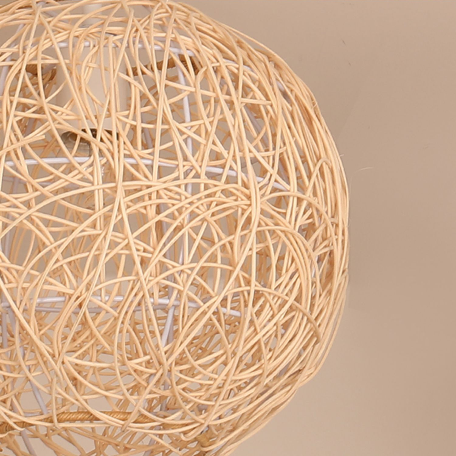 Sucada Round Rattan Ceiling Light Fixture