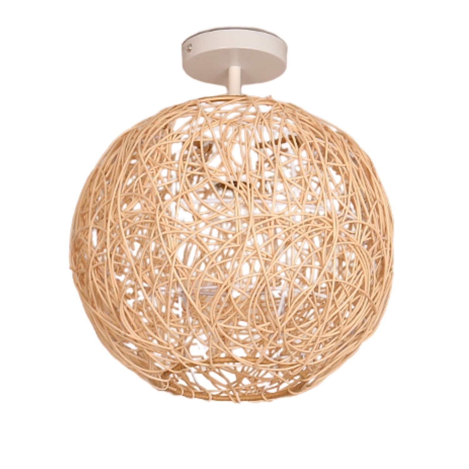 Sucada Round Rattan Ceiling Light Fixture