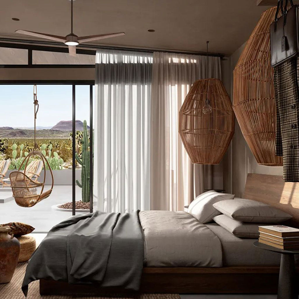 Elena Rattan Pendant Light