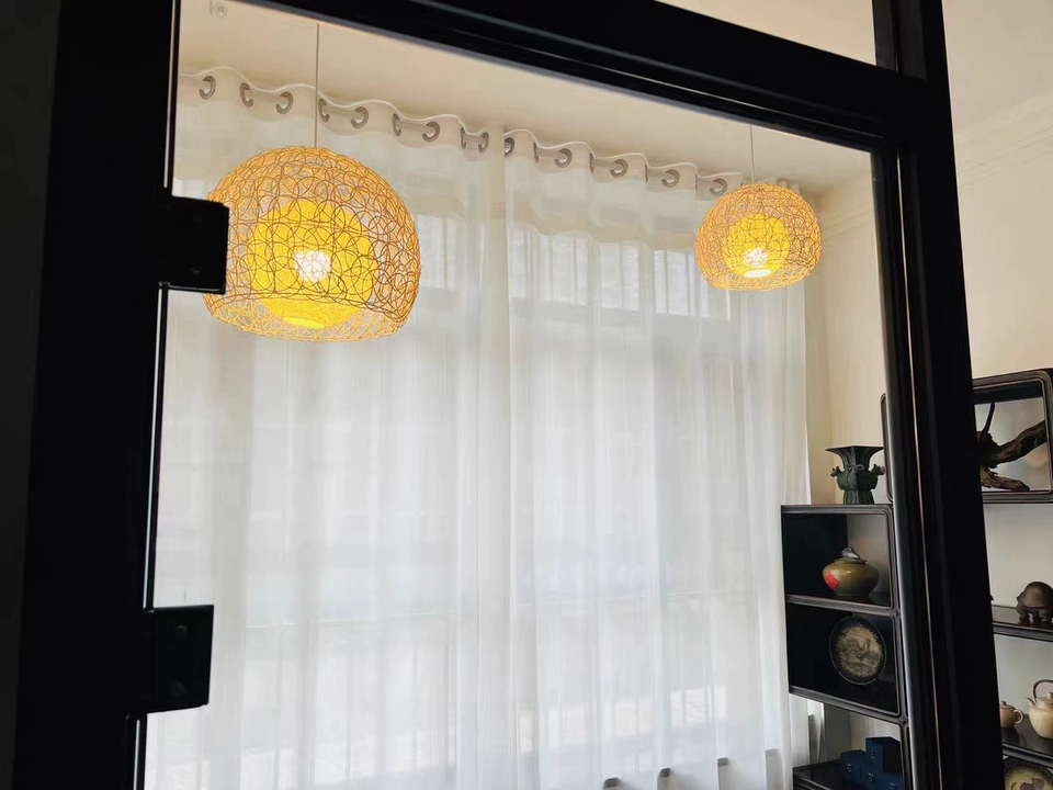 Peynir Rattan Basket Pendant Light Small