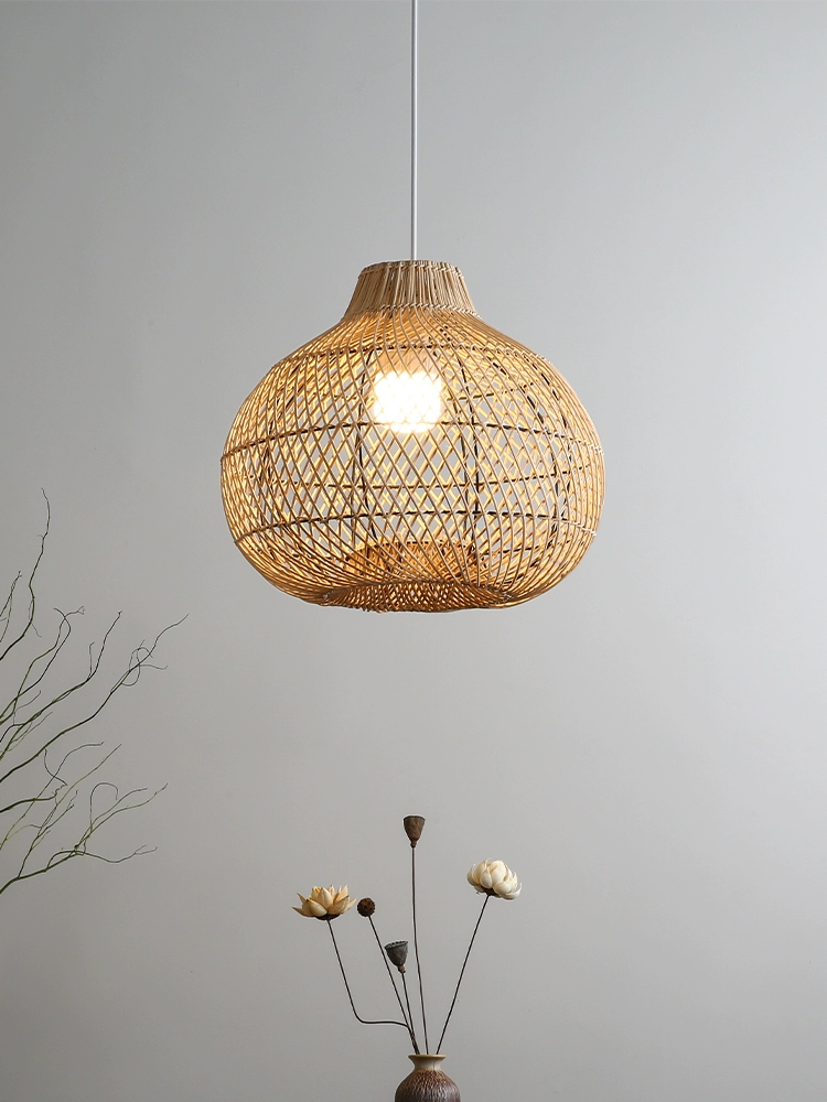 Batcheller Ball Rattan Pendant Light Basket Weave