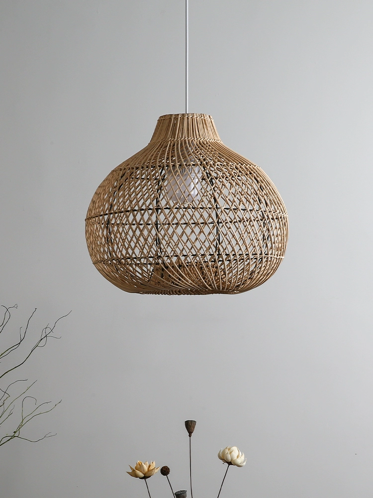 Batcheller Ball Rattan Pendant Light Basket Weave