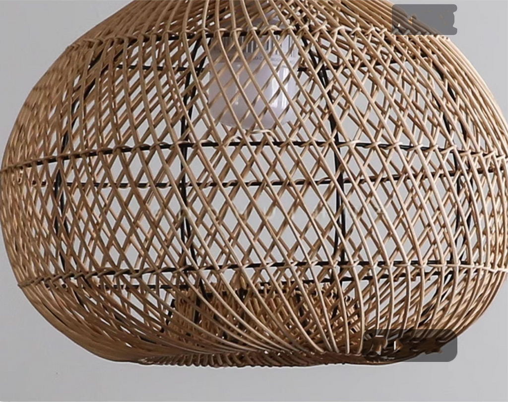 Batcheller Ball Rattan Pendant Light Basket Weave